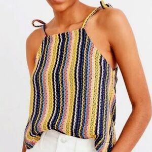 Madewell Knit Retro Bow Strap Tank